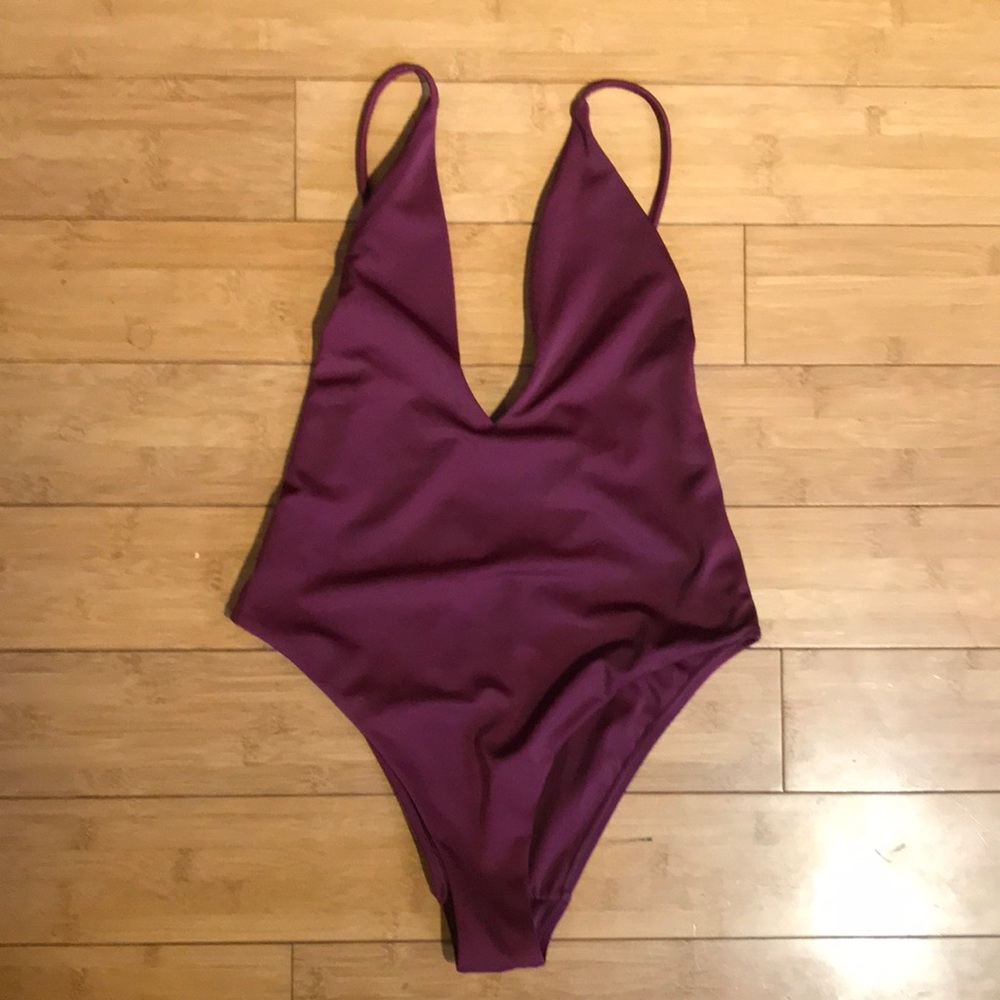 Parade Deep V One-Piece Swimsuit